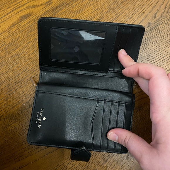 Kate Spade Black Leather Wallet - Picture 6 of 7